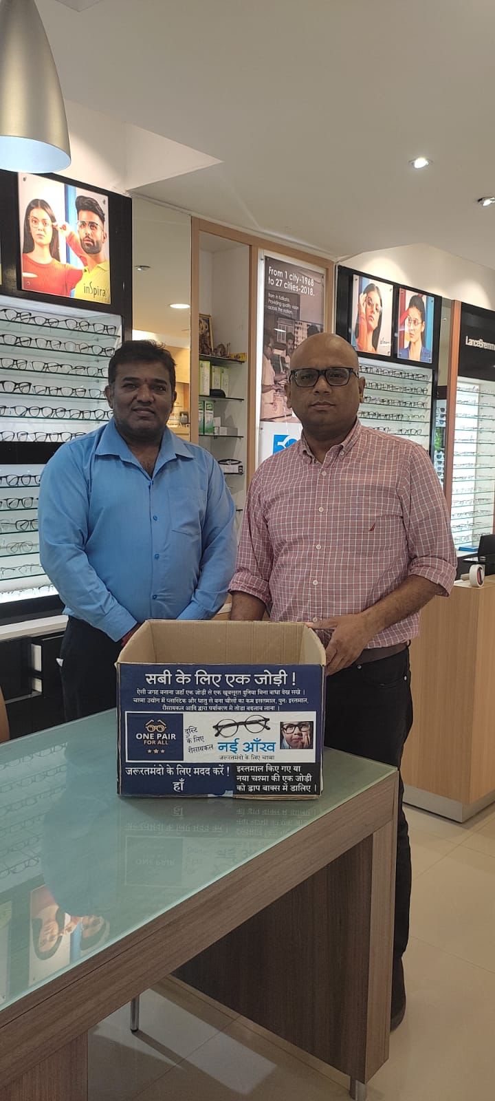 OnePair Charity partners with GKP Opticals!